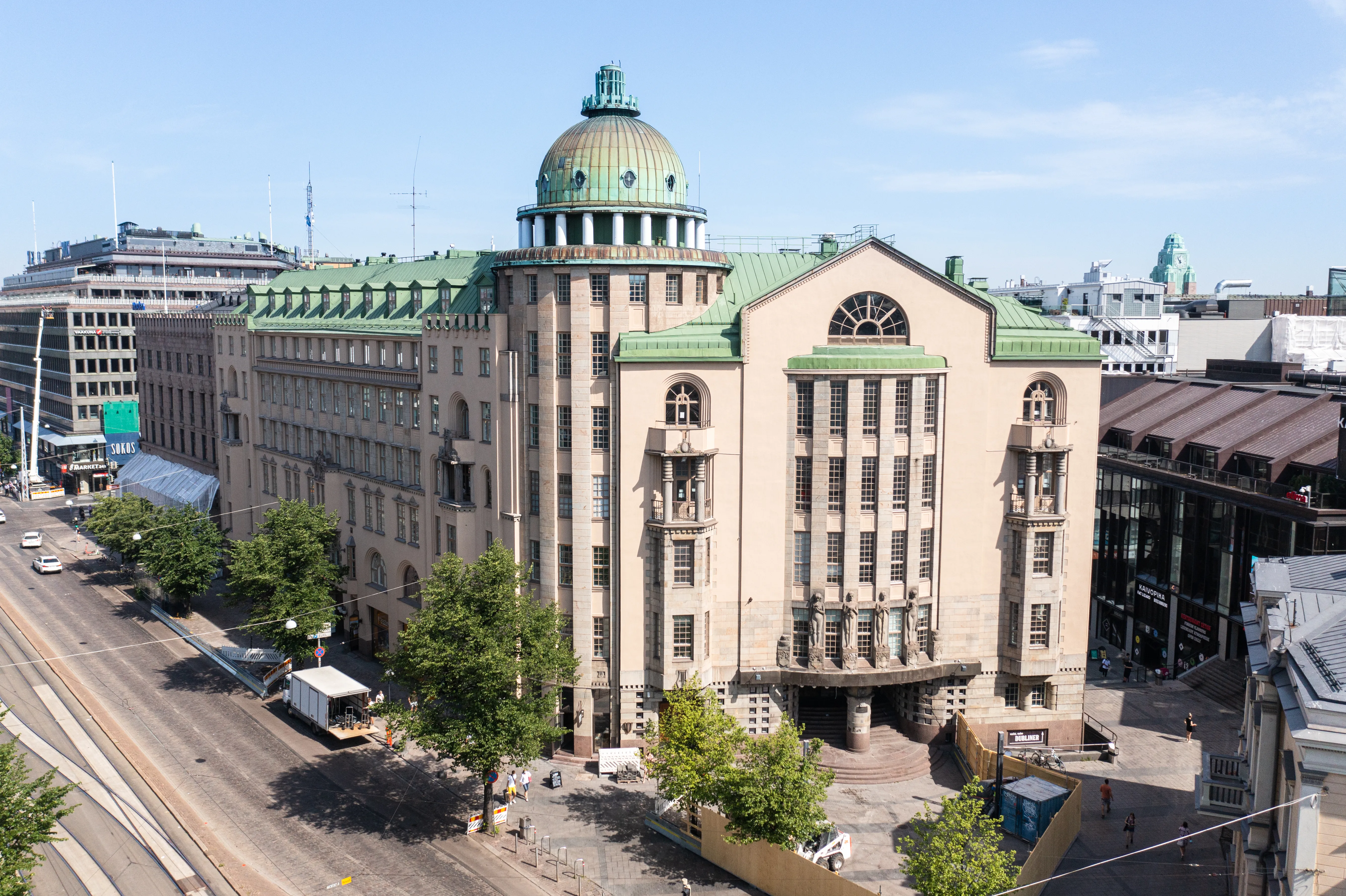 Uusi ylioppilastalo kuvattuna vuonna 2021 / Aukusti Heinonen